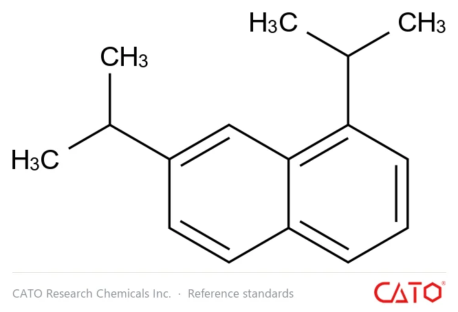 Chemical structure of 1,7-Diisopropylnaphthalene, CAS 94133-80-9