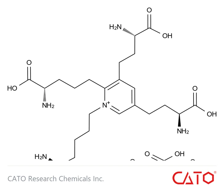 Chemical structure of Isodesmosine Citrate Salt