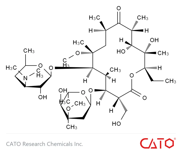 Chemical structure of Clarithromycin EP Impurity A