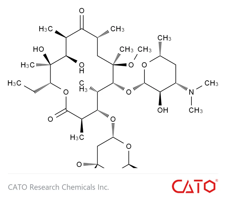 Chemical structure of Clarithromycin EP Impurity P