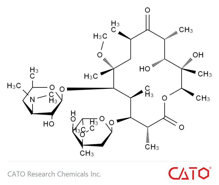 Chemical structure of Clarithromycin EP Impurity B