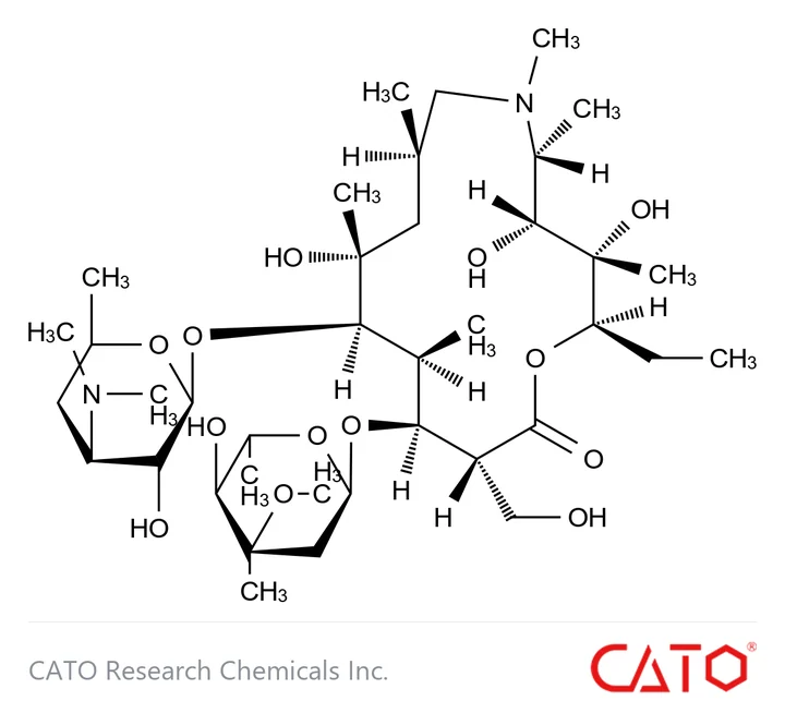 Chemical structure of Azithromycin EP Impurity D