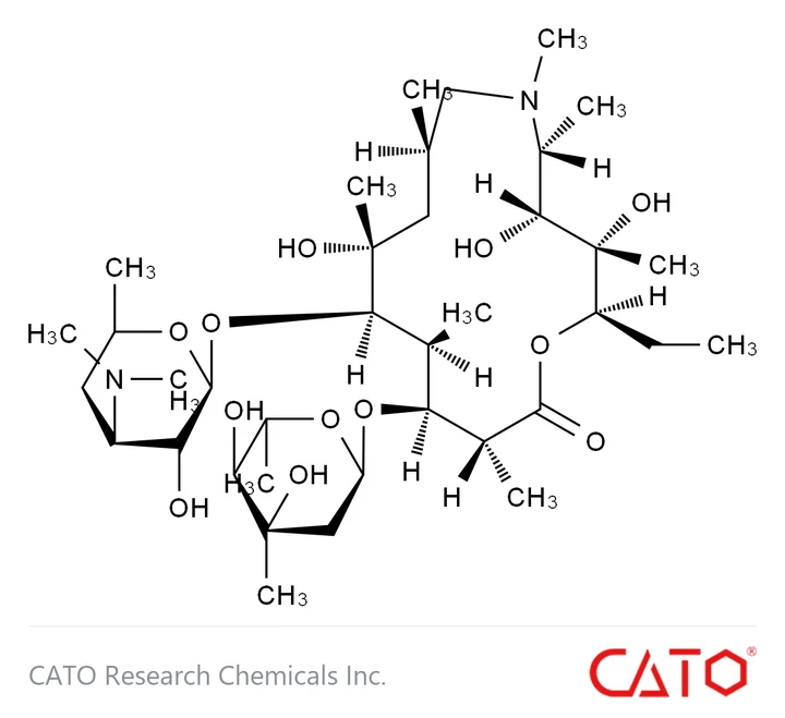 Chemical structure of Azithromycin EP Impurity C