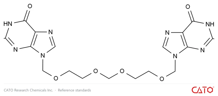 Chemical structure of Aciclovir EP Impurity R