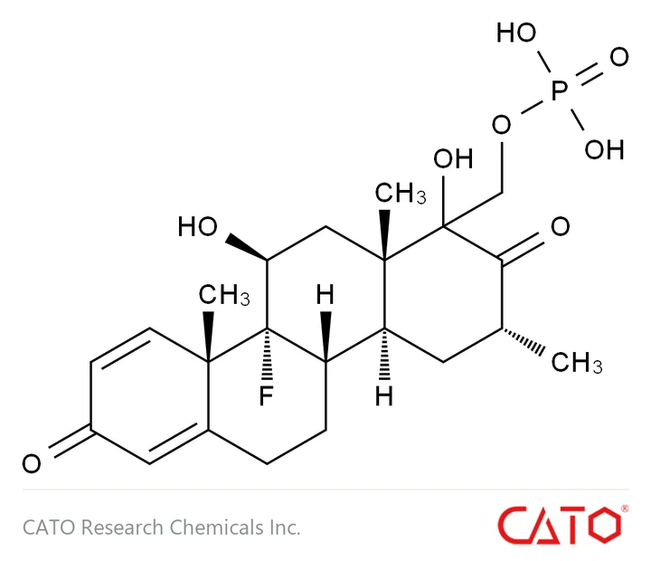 Chemical structure of Dexamethasone Sodium Phosphate EP Impurity C