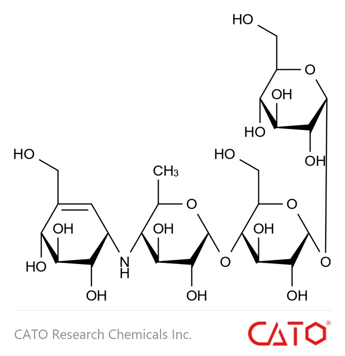 Chemical structure of Acarbose EP Impurity C