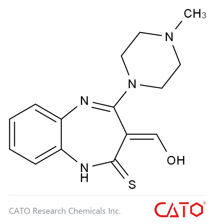 Chemical structure of Olanzapine Impurity 9