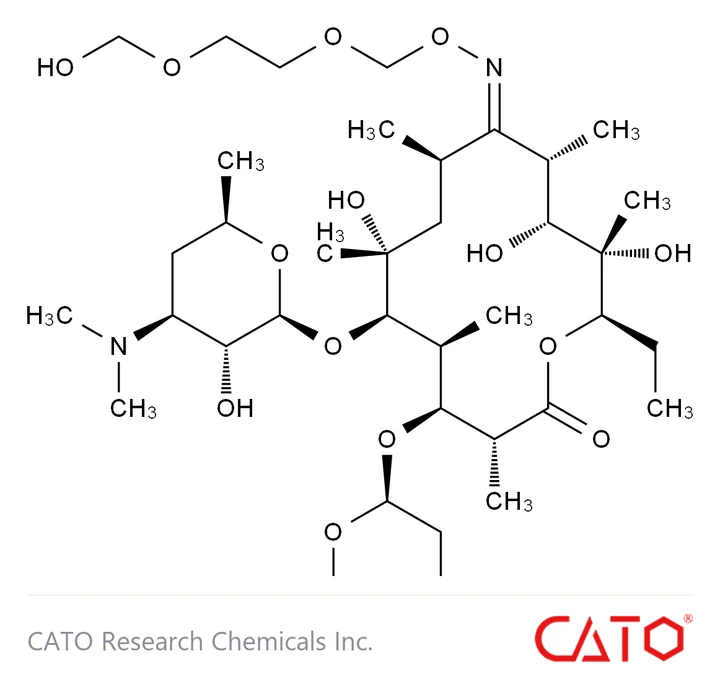 Chemical structure of Roxithromycin EP Impurity K