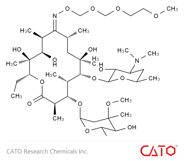 Chemical structure of Roxithromycin EP Impurity G
