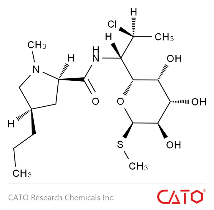 Chemical structure of Clindamycin Isomer Impurity（Clindamycin EP Impurity F）