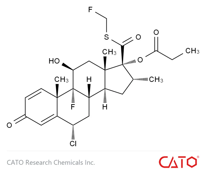 Chemical structure of Fluticasone Propionate EP Impurity K