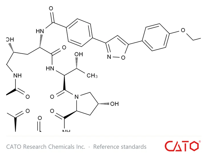 Chemical structure of Micafungin Impurity H
