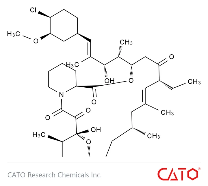 Chemical structure of Pimecrolimus Impurity 3