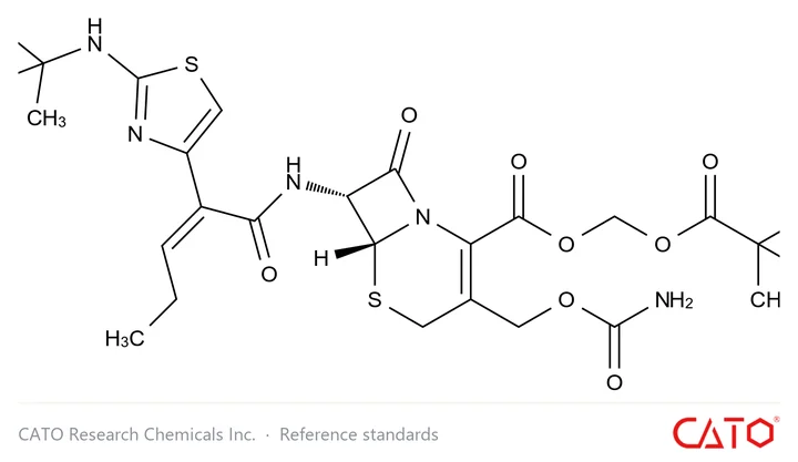 Chemical structure of Cefcapene Impurity 24, CAS