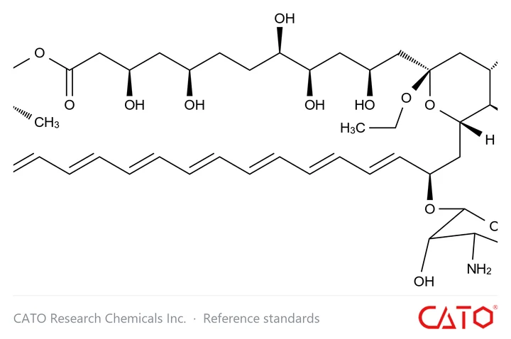 Chemical structure of Amphotericin B EP Impurity C