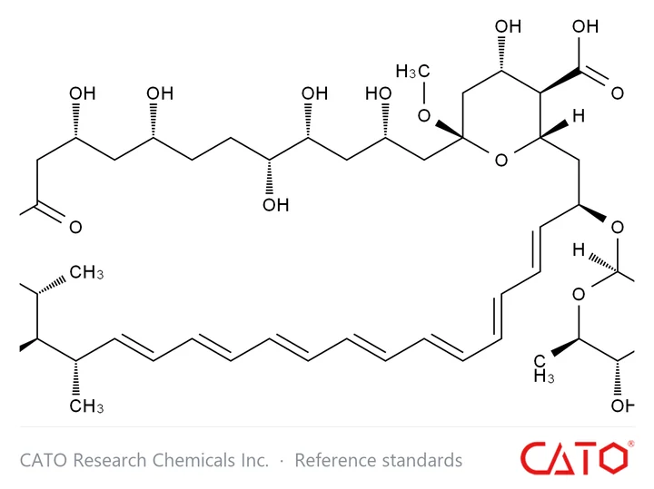 Chemical structure of Amphotericin B EP Impurity B