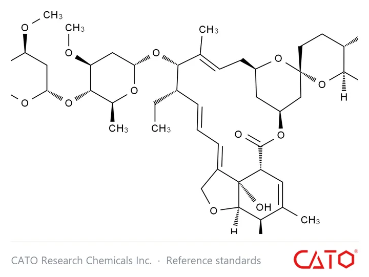 Chemical structure of Ivermectin EP Impurity F