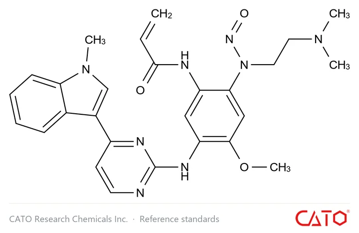 Chemical structure of Osimertinib Impurity 81