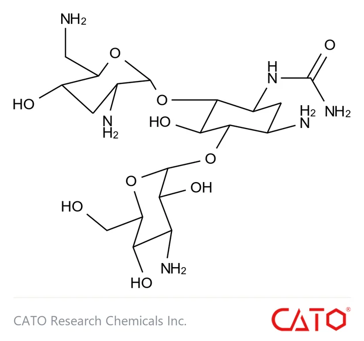 Chemical structure of 3-N-Ureido Tobramycin