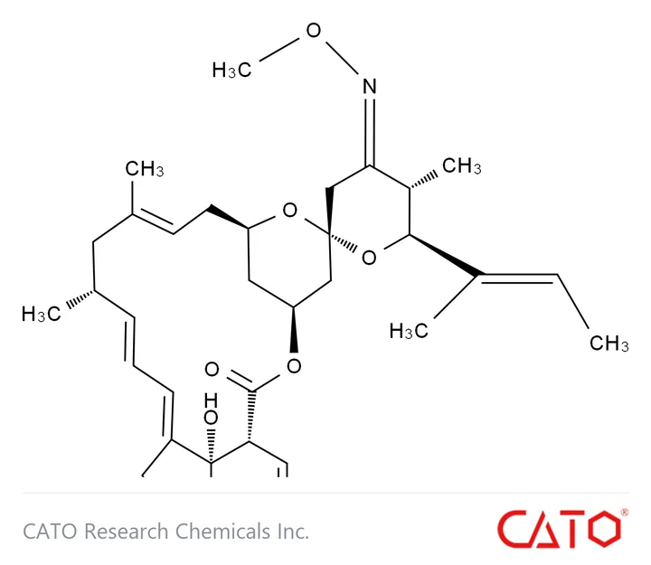 Chemical structure of Moxidectin EP Impurity A