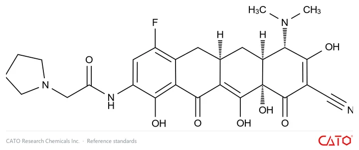 Chemical structure of Eravacycline Impurity 12(TP-5799）
