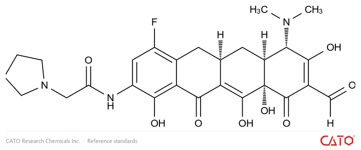 Chemical structure of Eravacycline Impurity 3(TP-9944）