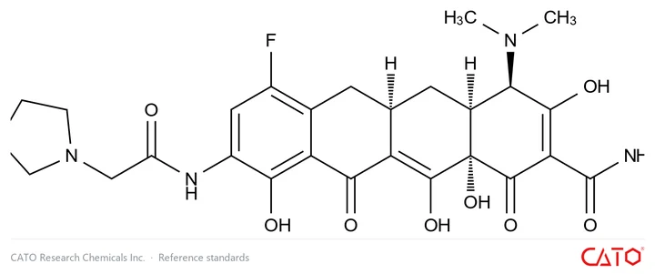 Chemical structure of Eravacycline Impurity 7(TP-498）