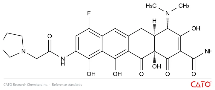 Chemical structure of Eravacycline Impurity 9(TP-4705）