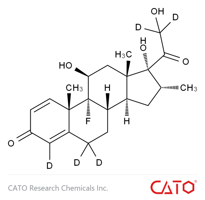 Chemical structure of Dexamethasone-d5