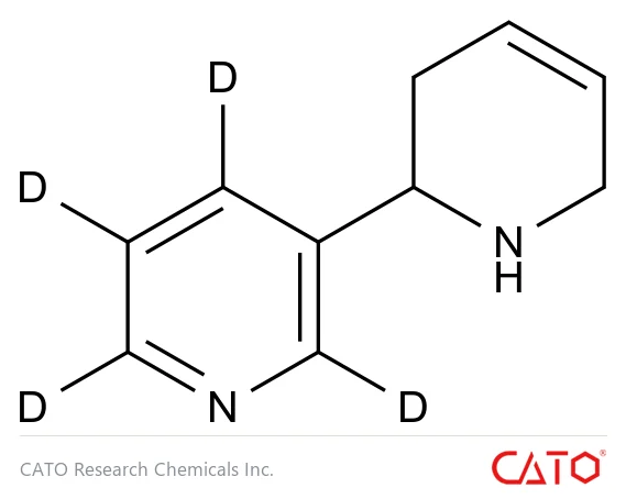 Chemical structure of (R,S)-Anatabine-2,4,5,6-d4