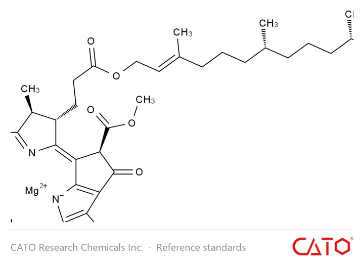 Chemical structure of Chlorophyll A, CAS 479-61-8
